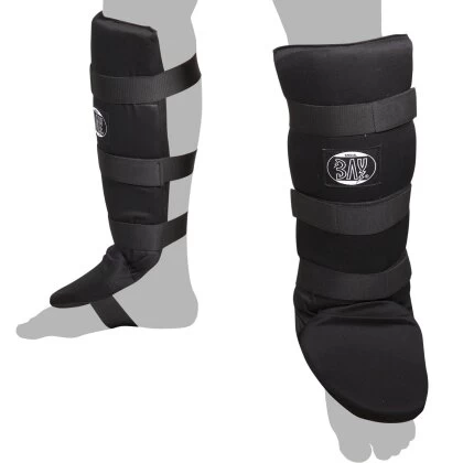 Spann- Schienbeinschutz Thai Hai Schwarz XS - XL 3 Spann- Schienbeinschutz Thai Hai Schwarz XS - XL
