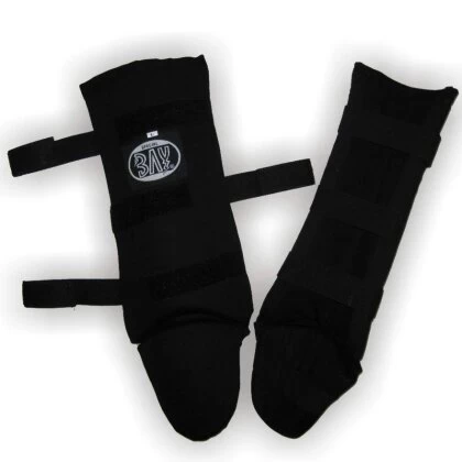 Spann- Schienbeinschutz Thai Hai Schwarz XS - XL 7 Spann- Schienbeinschutz Thai Hai Schwarz XS - XL – Bild 5