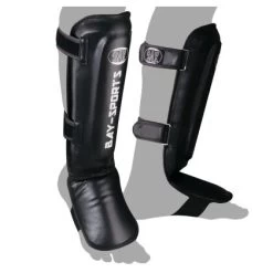Spann- Schienbeinschutz Thai Tech LEDER Schwarz XS - XXL -Sport Ausrüstung Verkauf spann schienbeinschutz thai tech leder schwarz xs xxl3