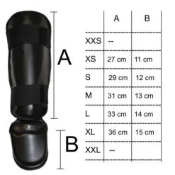 Spann- Schienbeinschutz Two Part Schwarz XS - XL -Sport Ausrüstung Verkauf spann schienbeinschutz two part schwarz xs xl6