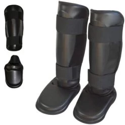 Spann- Schienbeinschutz Two Part Schwarz XS - XL -Sport Ausrüstung Verkauf spann schienbeinschutz two part schwarz xs xl8