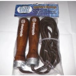 Spiderjump 305 Leder Springseil Mit Holz Gewichtsgriffen -Sport Ausrüstung Verkauf spiderjump 305 leder springseil mit holz gewichtsgriffen3