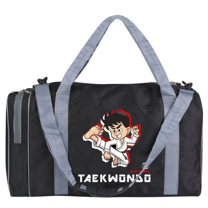 Sporttasche Für Kinder Taekwondo Schwarz/grau 50 Cm 3 Sporttasche Für Kinder Taekwondo Schwarz/grau 50 Cm
