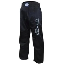 Stick Kickboxhose Komplett Schwarz 6XS - XXL Kinder Erwachsene