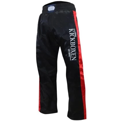Stick Kickboxhose Schwarz/rot 6XS - XXL Kinder Erwachsene 3 Stick Kickboxhose Schwarz/rot 6XS - XXL Kinder Erwachsene