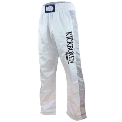 Stick Kickboxhose Weiß / Grau Silber 4XS - XXL Kinder Erwachsene 3 Stick Kickboxhose Weiß / Grau Silber 4XS - XXL Kinder Erwachsene