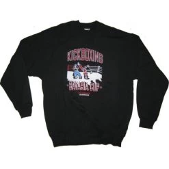 Sweatshirt Pullover Kickboxen Schwarz Sweater