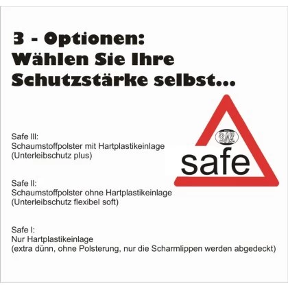 Tiefschutz 3-option Soft Damen Mädchen Pink XS - XL 7 Tiefschutz 3-option Soft Damen Mädchen Pink XS - XL – Bild 5