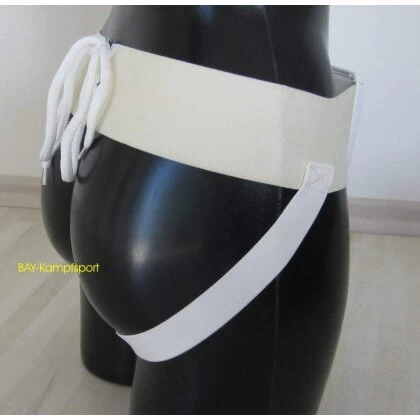 Tiefschutz PU Leder Damen Mädchen Weiß XXS - XL 6 Tiefschutz PU Leder Damen Mädchen Weiß XXS - XL – Bild 4