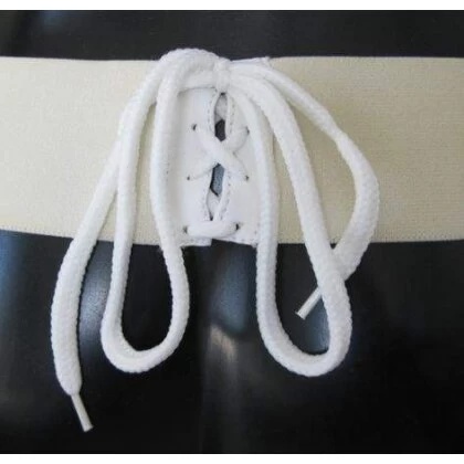 Tiefschutz PU Leder Damen Mädchen Weiß XXS - XL 8 Tiefschutz PU Leder Damen Mädchen Weiß XXS - XL – Bild 6