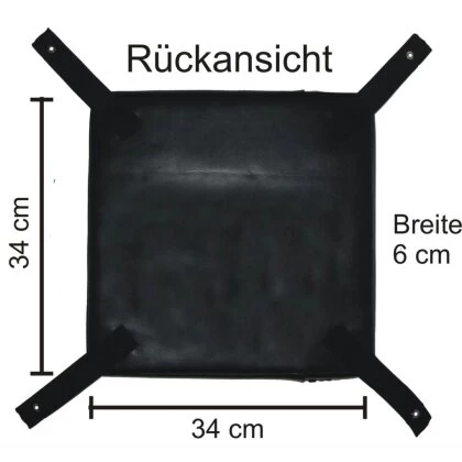 Wall Catcher Wand-Schlagpolster 34 X 34 Schwarz 4 Wall Catcher Wand-Schlagpolster 34 X 34 Schwarz – Bild 2
