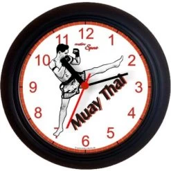 Wanduhr Muay Thai Thaiboxen