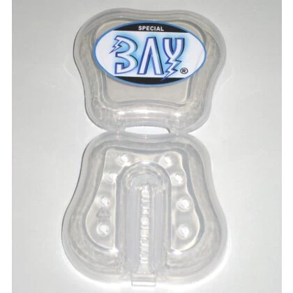 Zahnschutz Pro Line Gel 2 Stufig - Weiss/blau Kinder Erwachsene 4 Zahnschutz Pro Line Gel 2 Stufig - Weiss/blau Kinder Erwachsene – Bild 2